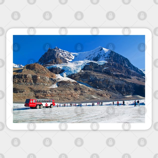 Canada. Athabasca Glacier. Sticker by vadim19